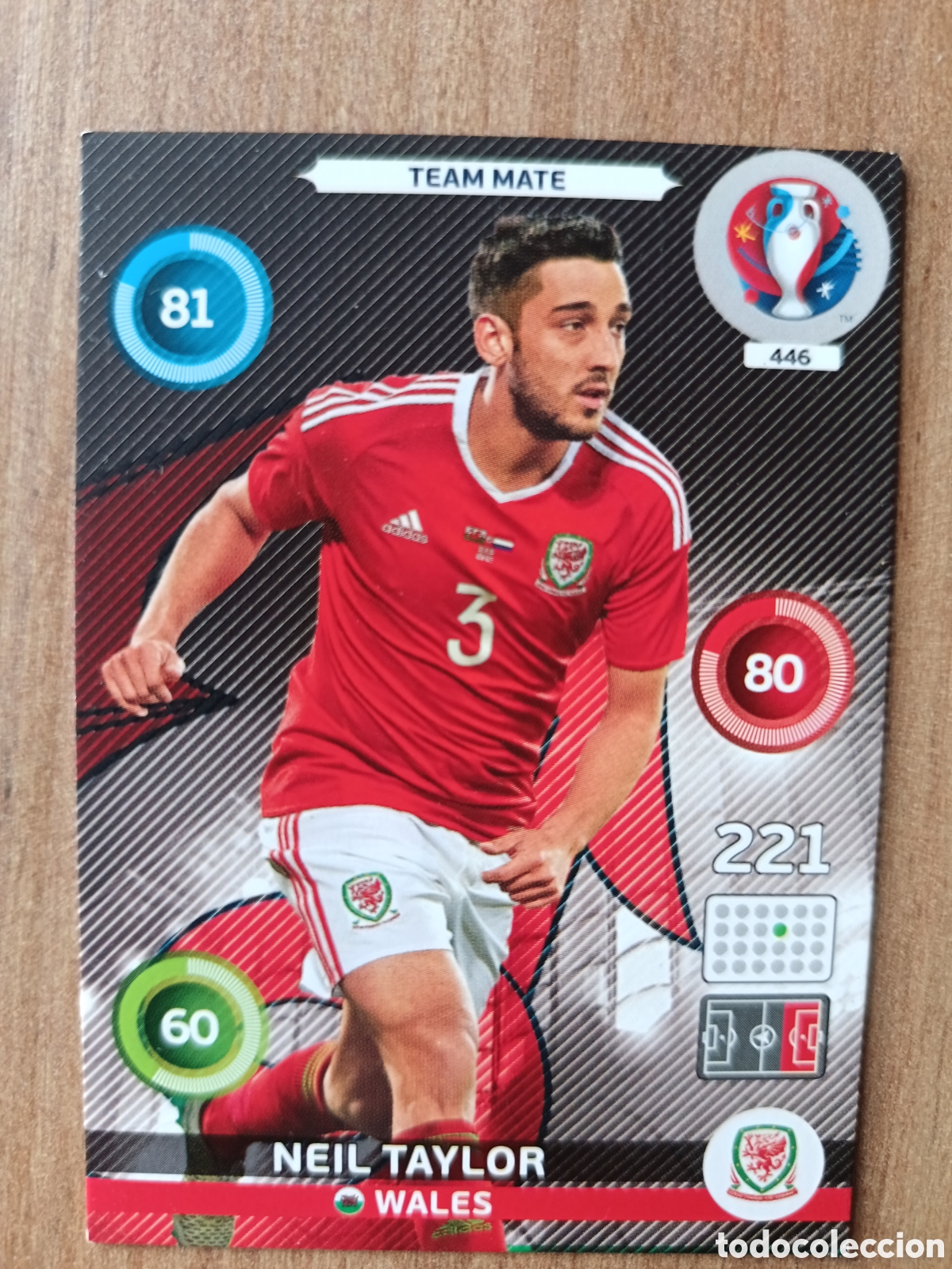 Cromos de f&uacute;tbol: 446 Neil Panini Adrenalyn XL UEFA Euro 2016 Eurocopa 16