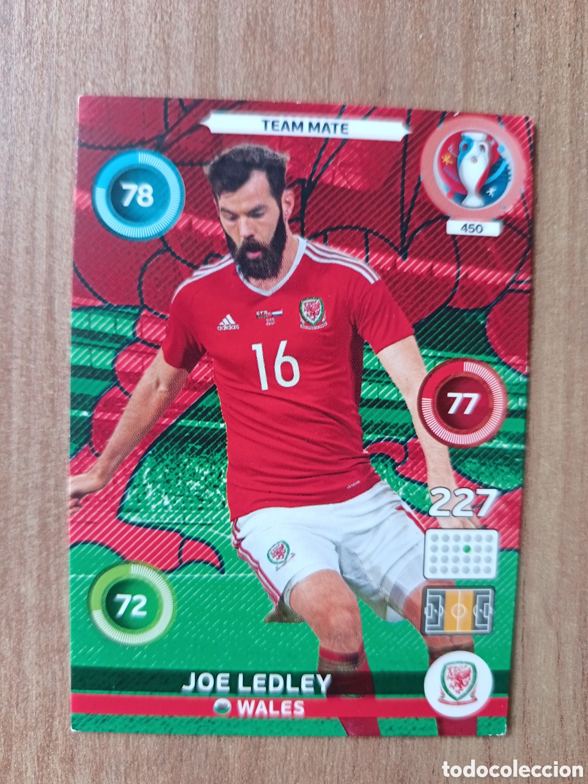 Cromos de f&uacute;tbol: 450 Joe Panini Adrenalyn XL UEFA Euro 2016 Eurocopa 16