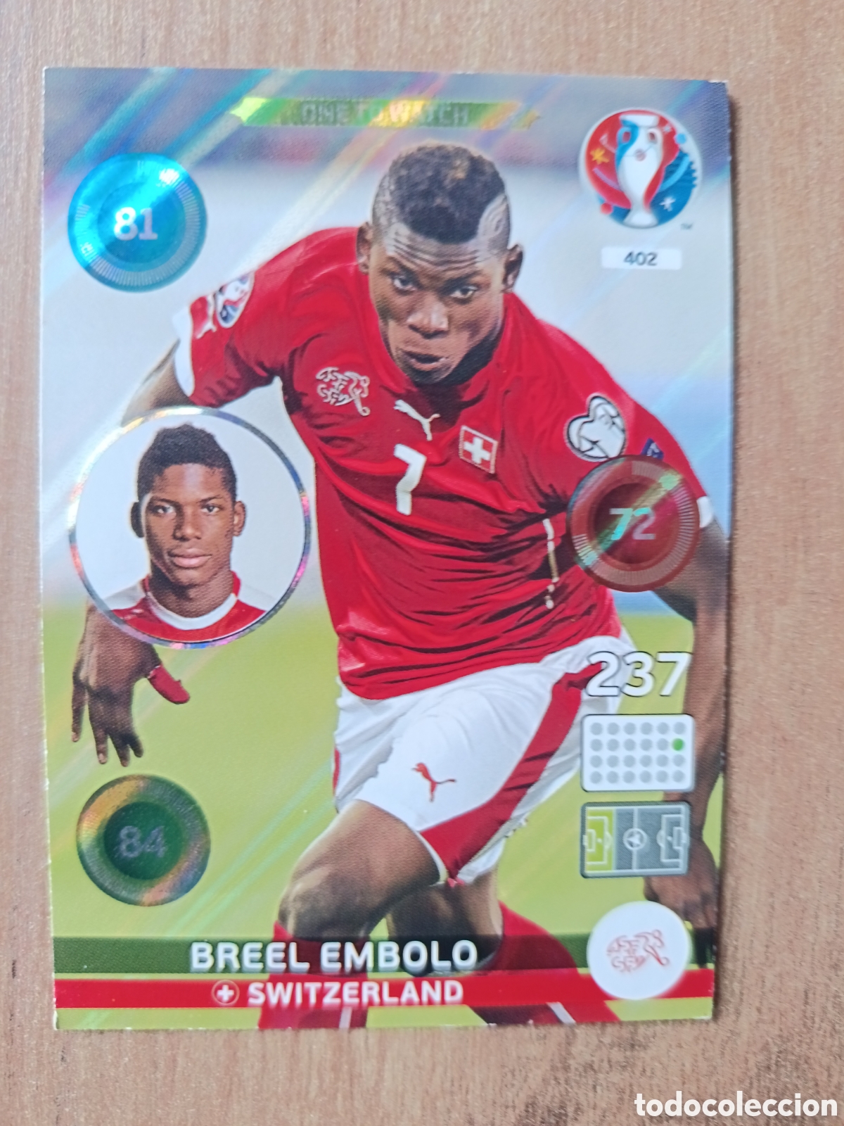Cartes &agrave; collectionner de Football: 402 Breel Panini Adrenalyn XL UEFA Euro 2016 Eurocopa 16