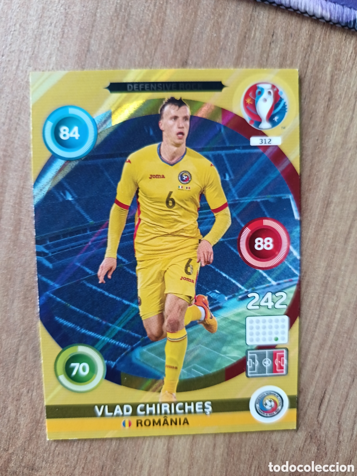 Cartes &agrave; collectionner de Football: 312 Vlad Panini Adrenalyn XL UEFA Euro 2016 Eurocopa 16