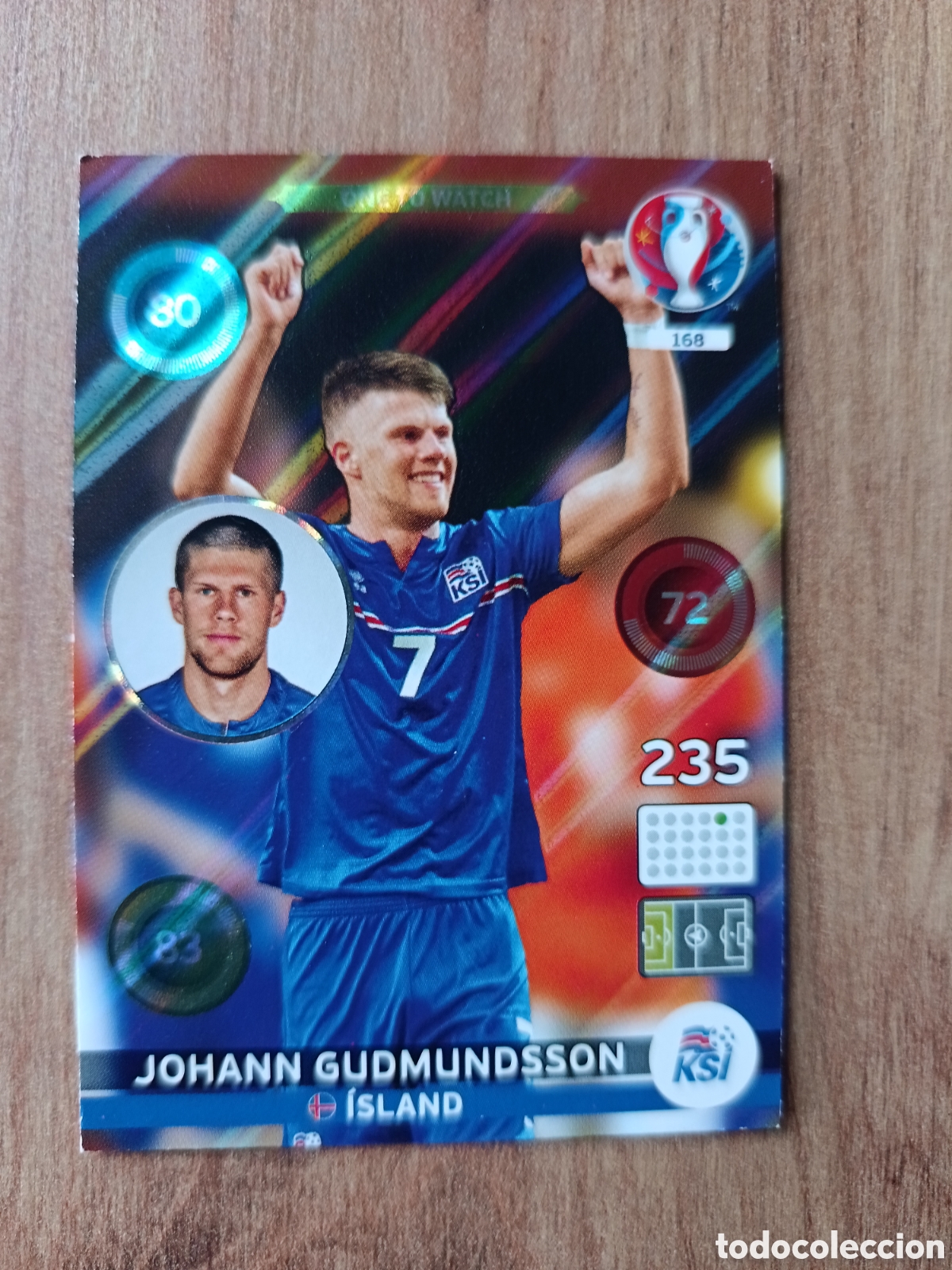 Cromos de f&uacute;tbol: 168 Johann Panini Adrenalyn XL UEFA Euro 2016 Eurocopa 16