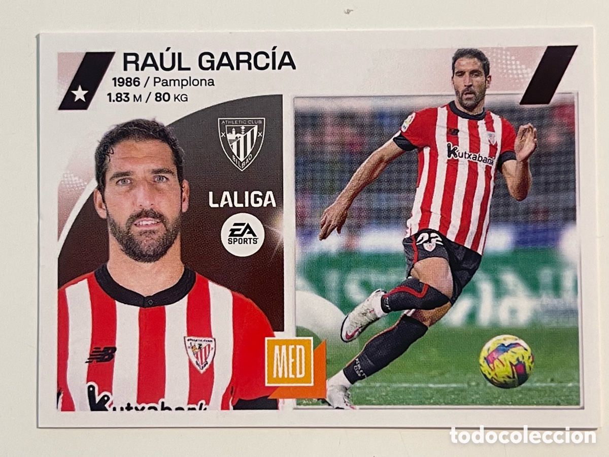 Cromos de f&uacute;tbol: Cromo &rdquo;RA&Uacute;L GARCIA &rdquo; ATHLETIC CLUB colecci&oacute;n album de cromos LIGA 2023-24 Coleccciones Este Panini