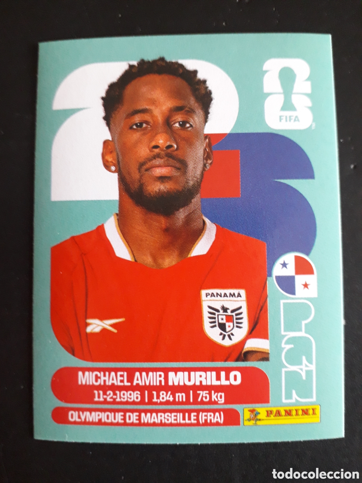 Cromos de f&uacute;tbol: MURILLO PANAM&Aacute; PAN 6 MUNDIAL F&Uacute;TBOL 2026 FIFA WORLD CUP PANINI SIN PEGAR PEDIDO M&Iacute;NIMO 3&euro;