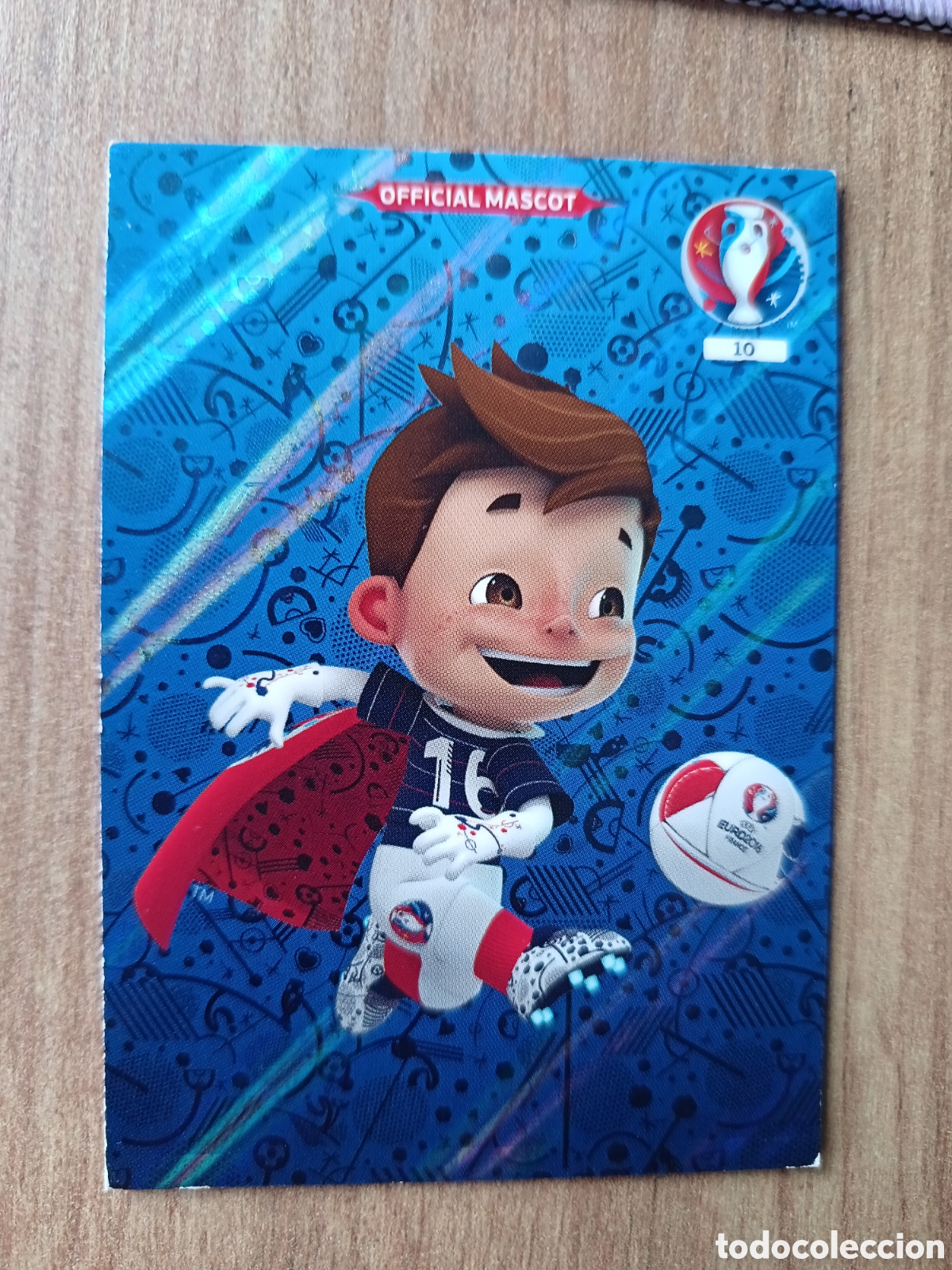 Cromos de f&uacute;tbol: 10 Official Mascot Panini Adrenalyn XL UEFA Euro 2016 Eurocopa 16