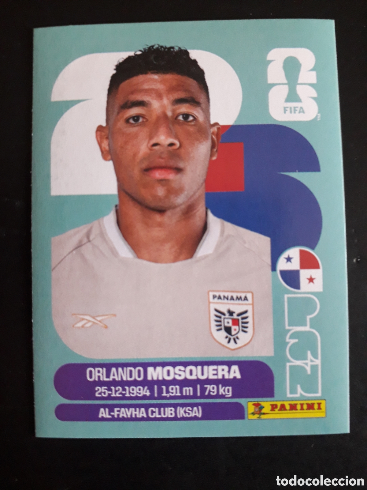 Cromos de f&uacute;tbol: MOSQUERA PANAM&Aacute; PAN 2 MUNDIAL F&Uacute;TBOL 2026 FIFA WORLD CUP PANINI SIN PEGAR PEDIDO M&Iacute;NIMO 3&euro;