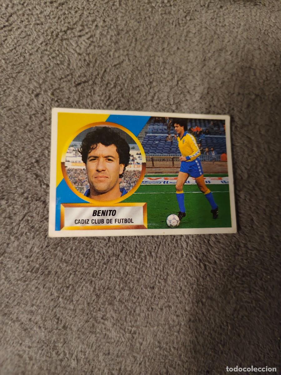 Cromos de Futebol: EDICIONES ESTE 88 89 10 B BENITO C&Aacute;DIZ C.F. 1988 1989 LIGA NUNCA PEGADO AAR