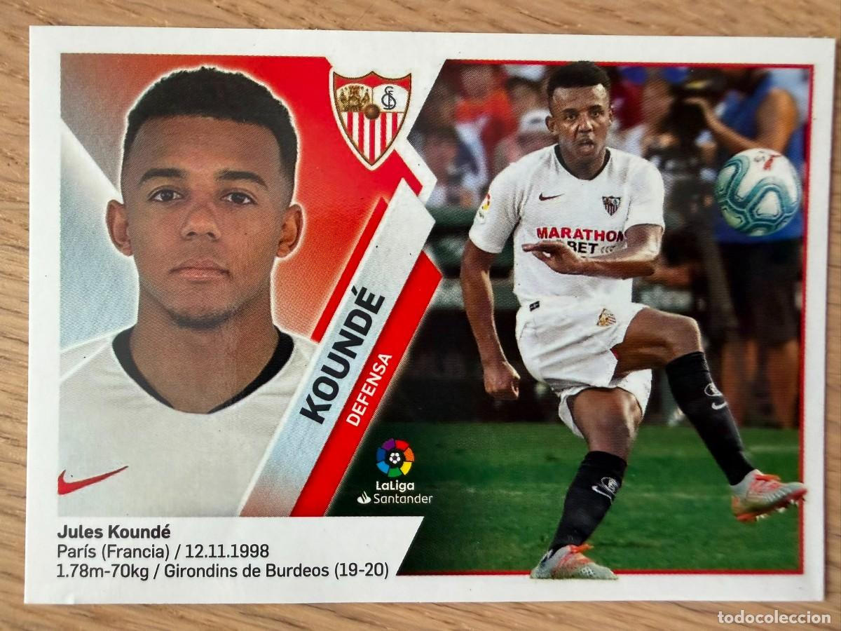 Cromos de f&uacute;tbol: 6 KOUNDE SEVILLA 19 20 2019 2020 LIGA SANTANDER COLECCIONES ESTE SIN PEGAR STICKER