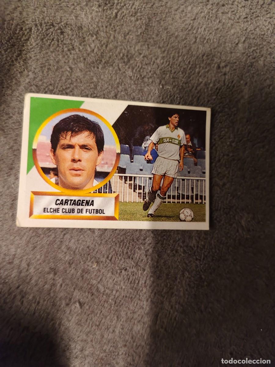 Cromos de f&uacute;tbol: EDICIONES ESTE 88 89 5 CARTAGENA ELCHE C.F. 1988 1989 LIGA NUNCA PEGADO AAR