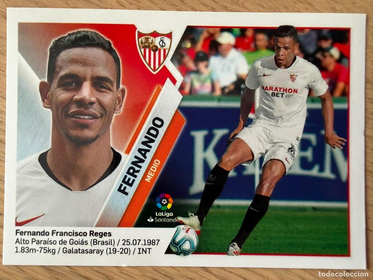 Cromos de f&uacute;tbol: 12 FERNANDO SEVILLA 19 20 2019 2020 LIGA SANTANDER COLECCIONES ESTE SIN PEGAR STICKER