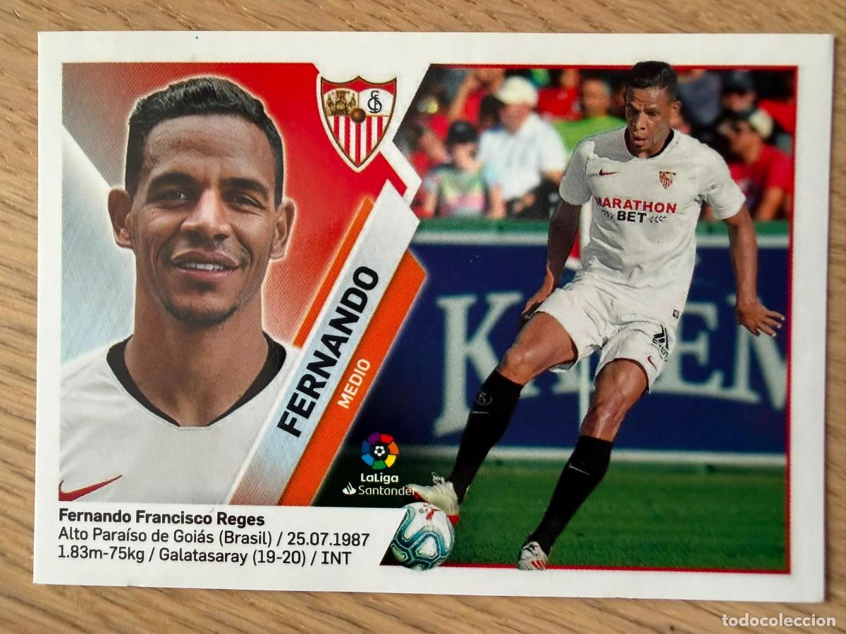 Cromos de f&uacute;tbol: 12 FERNANDO SEVILLA 19 20 2019 2020 LIGA SANTANDER COLECCIONES ESTE SIN PEGAR STICKER