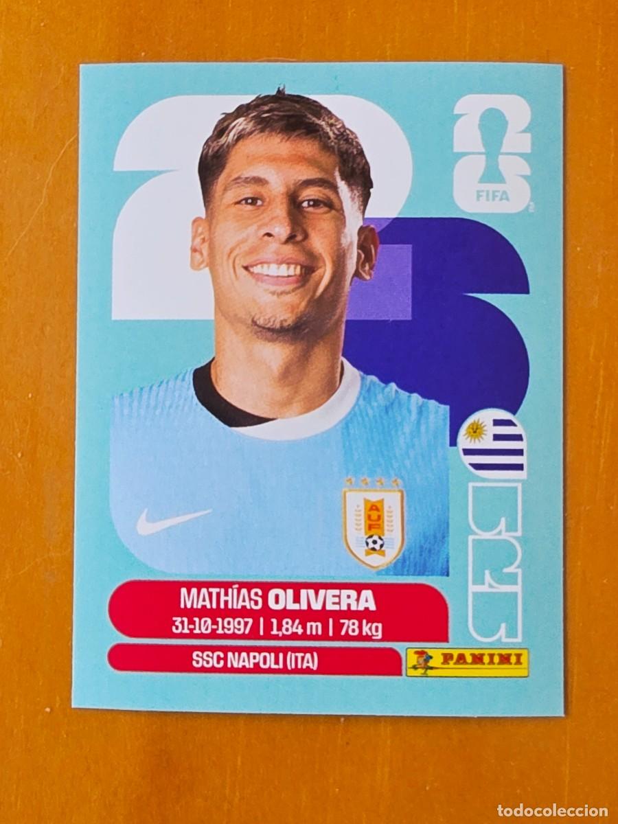Cromos de f&uacute;tbol: URU 7 Math&iacute;as Olivera, Uruguay, Panini FIFA World Cup Mundial 2026 Sticker