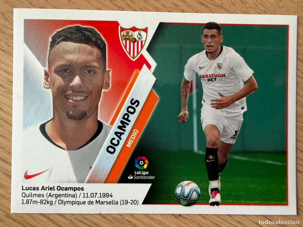 Cromos de f&uacute;tbol: 13A 13 A OCAMPOS SEVILLA 19 20 2019 2020 LIGA SANTANDER COLECCIONES ESTE SIN PEGAR STICKER