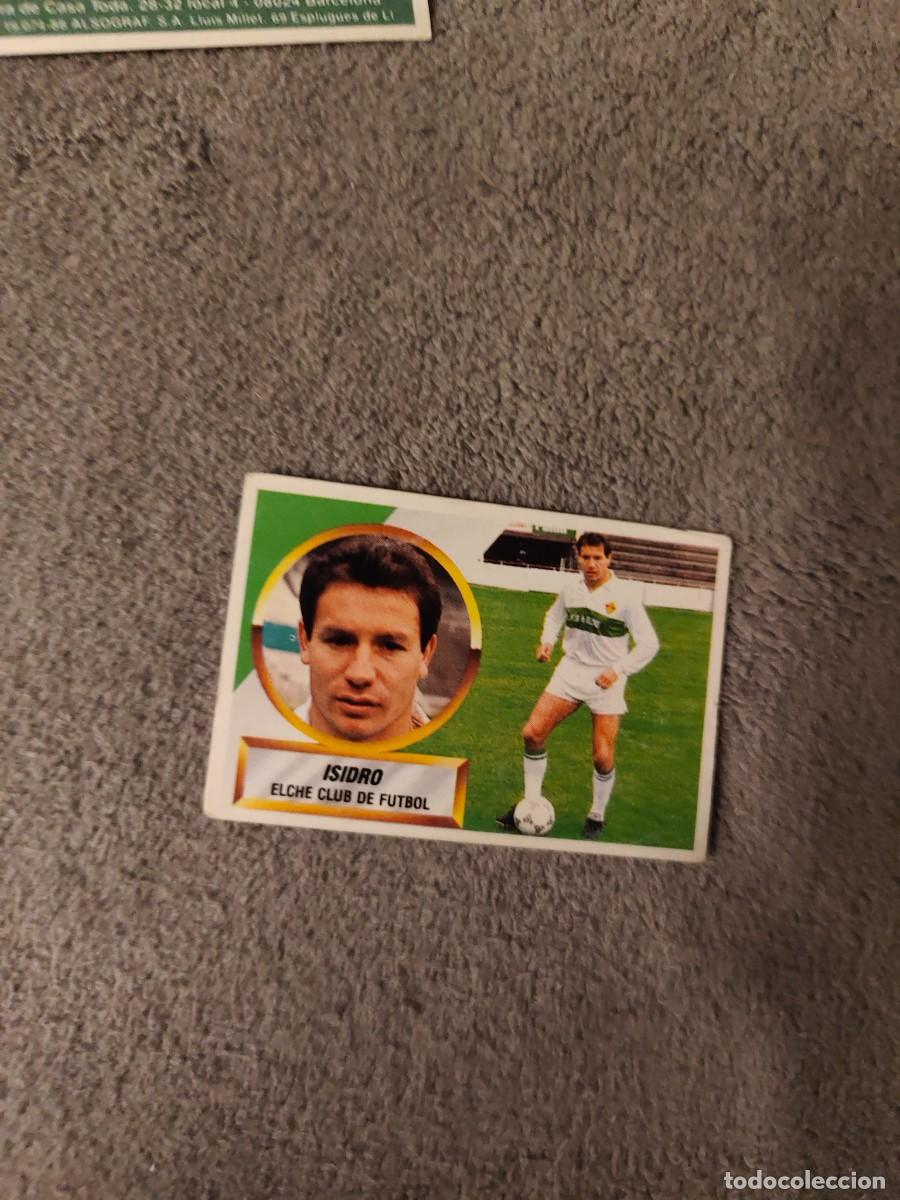 Cromos de f&uacute;tbol: EDICIONES ESTE 88 89 16 A ISIDRO ELCHE C.F. 1988 1989 LIGA NUNCA PEGADO AAR