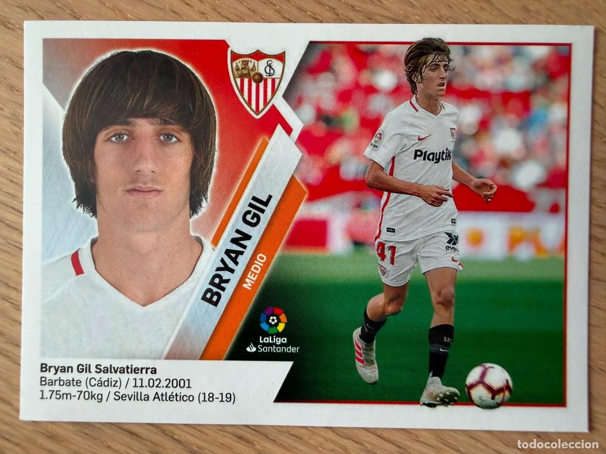 Cromos de f&uacute;tbol: 13B 13 B BRYAN GIL SEVILLA 19 20 2019 2020 LIGA SANTANDER COLECCIONES ESTE SIN PEGAR STICKER