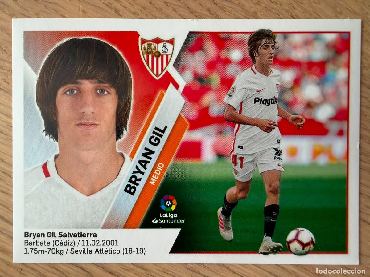 Cromos de f&uacute;tbol: 13B 13 B BRYAN GIL SEVILLA 19 20 2019 2020 LIGA SANTANDER COLECCIONES ESTE SIN PEGAR STICKER