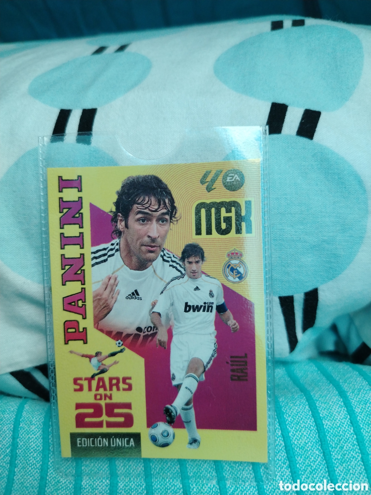 Cromos de f&uacute;tbol: Ra&uacute;l Gonz&aacute;lez (Real Madrid) &rdquo;Stars on 25 - Edici&oacute;n &Uacute;nica&rdquo; (N&uacute;mero 426)