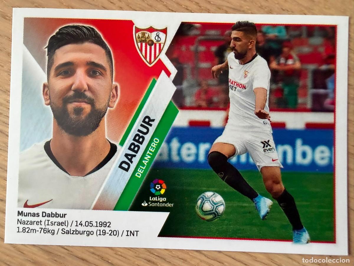 Cromos de f&uacute;tbol: 14 DABBUR SEVILLA 19 20 2019 2020 LIGA SANTANDER COLECCIONES ESTE SIN PEGAR STICKER
