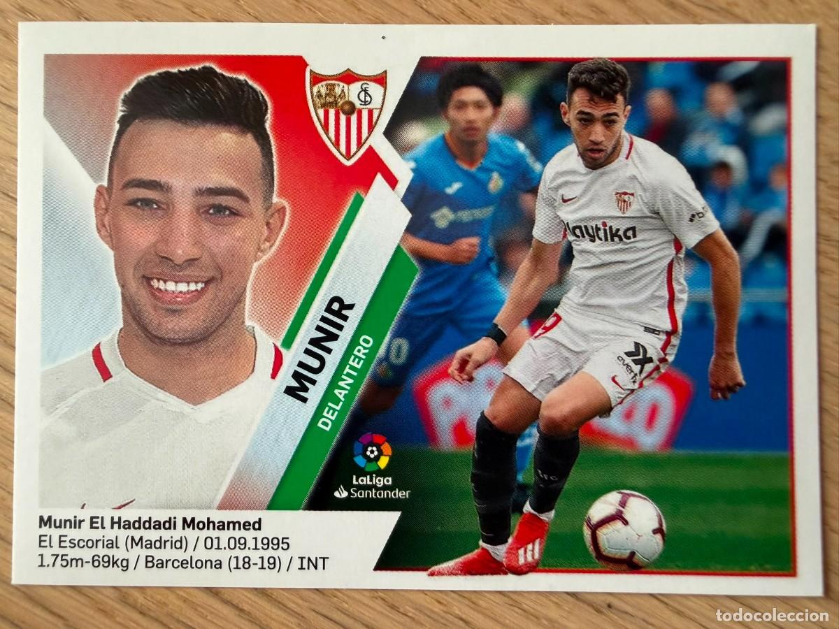Cromos de f&uacute;tbol: 15 MUNIR SEVILLA 19 20 2019 2020 LIGA SANTANDER COLECCIONES ESTE SIN PEGAR STICKER