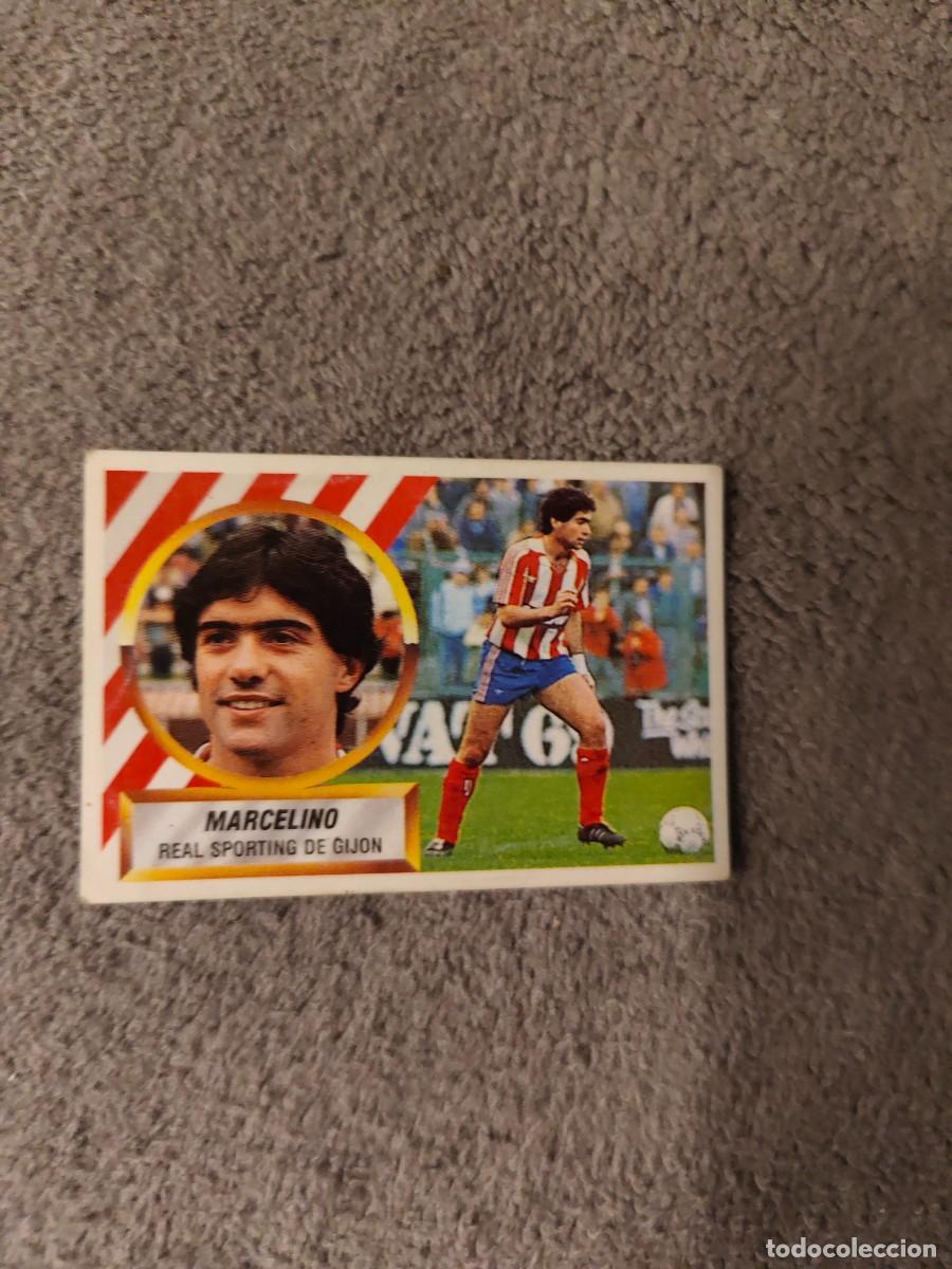 Cromos de f&uacute;tbol: EDICIONES ESTE 88 89 12 MARCELINO SPORTING DE GIJ&Oacute;N 1988 1989 LIGA NUNCA PEGADO AAR