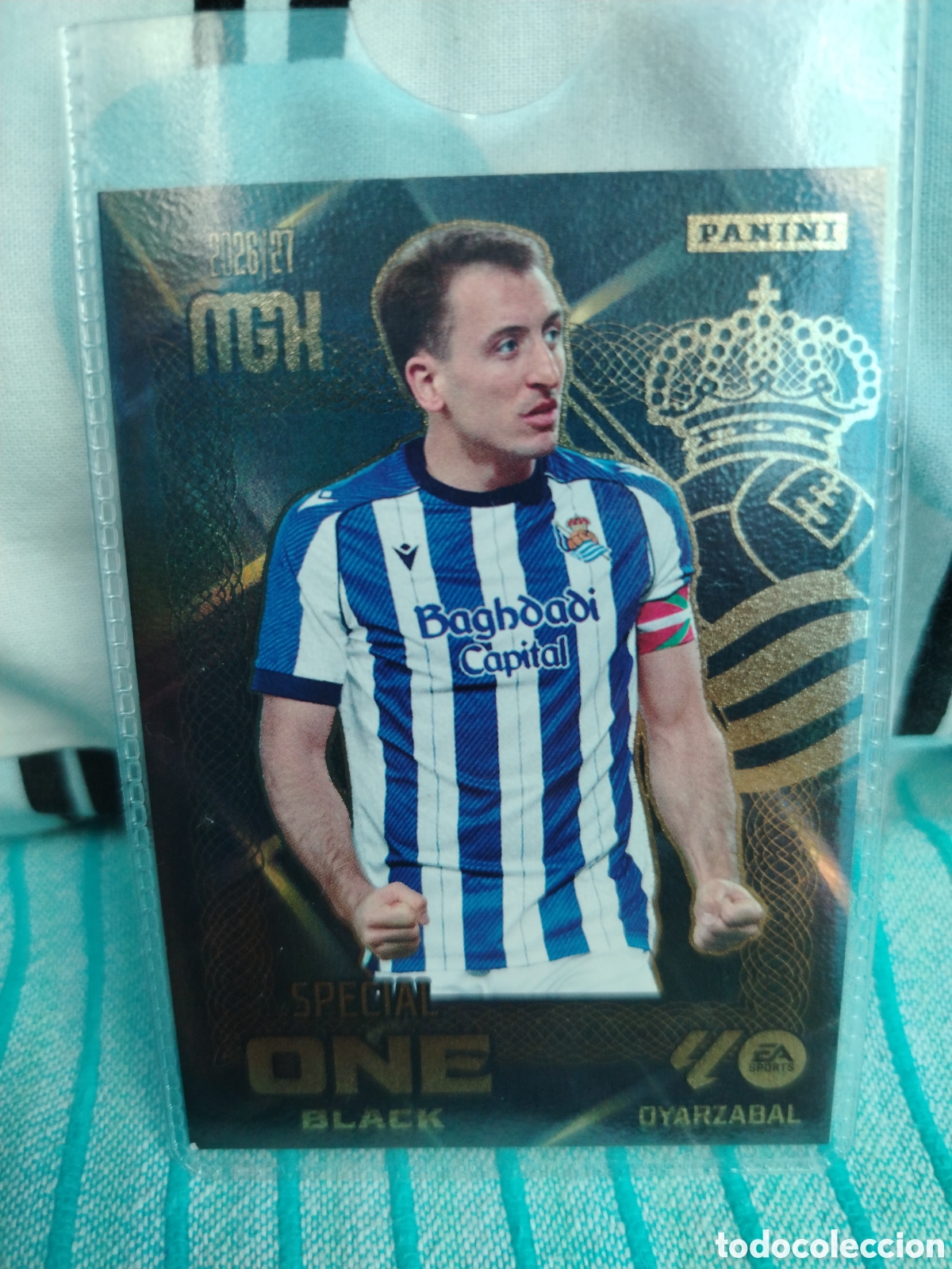 Cromos de f&uacute;tbol: Mikel Oyarzabal (Real Sociedad) &rdquo;Special One Black&rdquo;