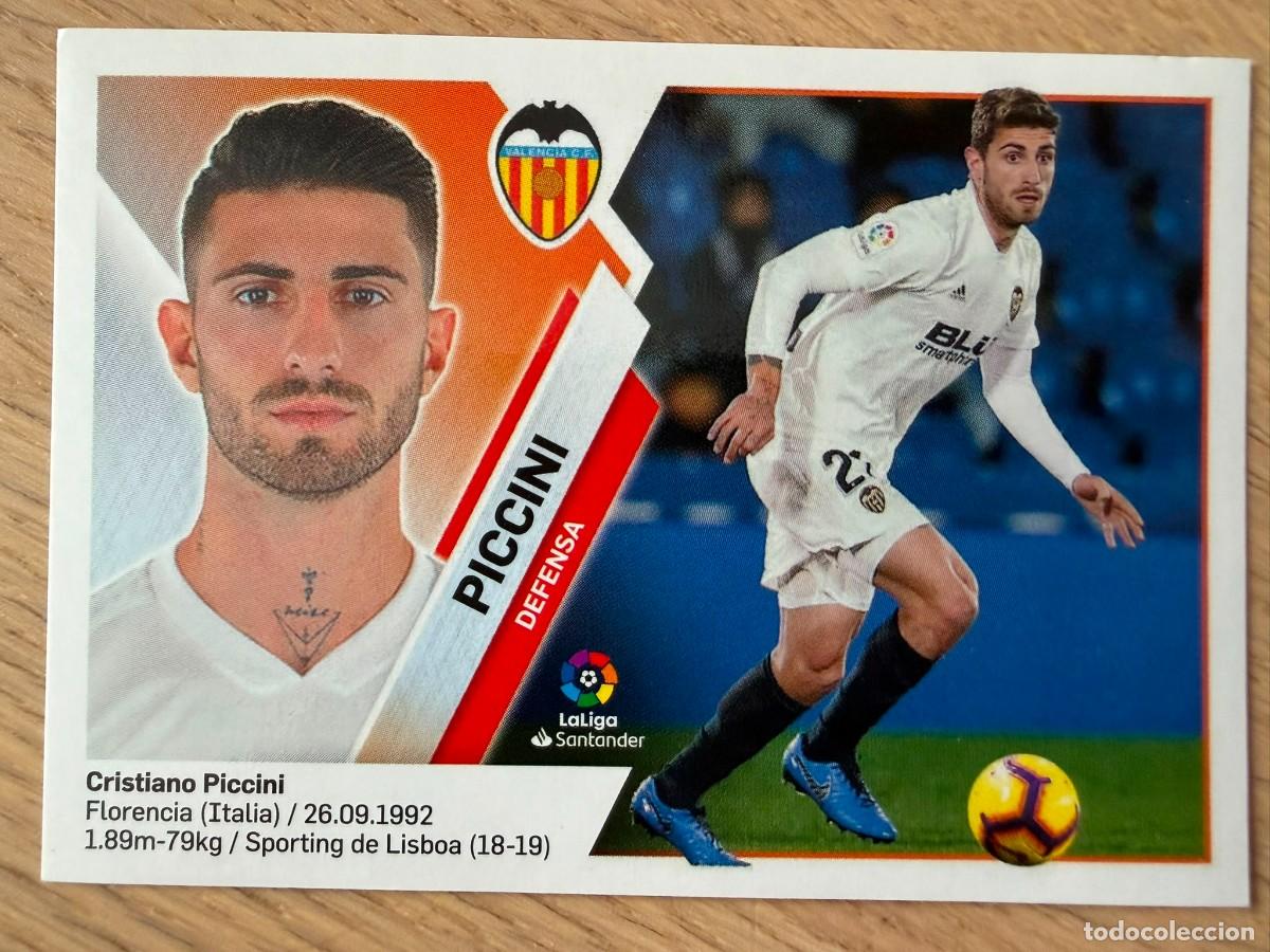 Cromos de f&uacute;tbol: 3 PICCINI VALENCIA 19 20 2019 2020 LIGA SANTANDER COLECCIONES ESTE SIN PEGAR STICKER