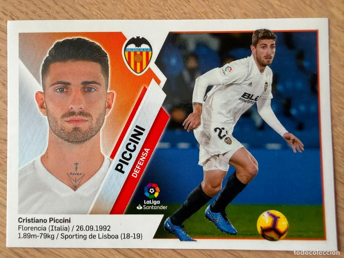 Cromos de f&uacute;tbol: 3 PICCINI VALENCIA 19 20 2019 2020 LIGA SANTANDER COLECCIONES ESTE SIN PEGAR STICKER