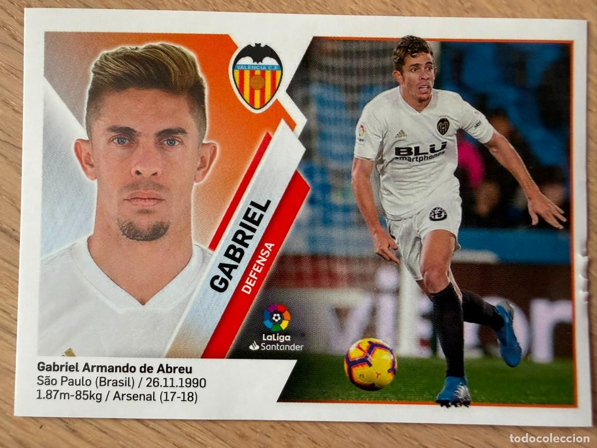Cromos de f&uacute;tbol: 4 GABRIEL VALENCIA 19 20 2019 2020 LIGA SANTANDER COLECCIONES ESTE SIN PEGAR STICKER