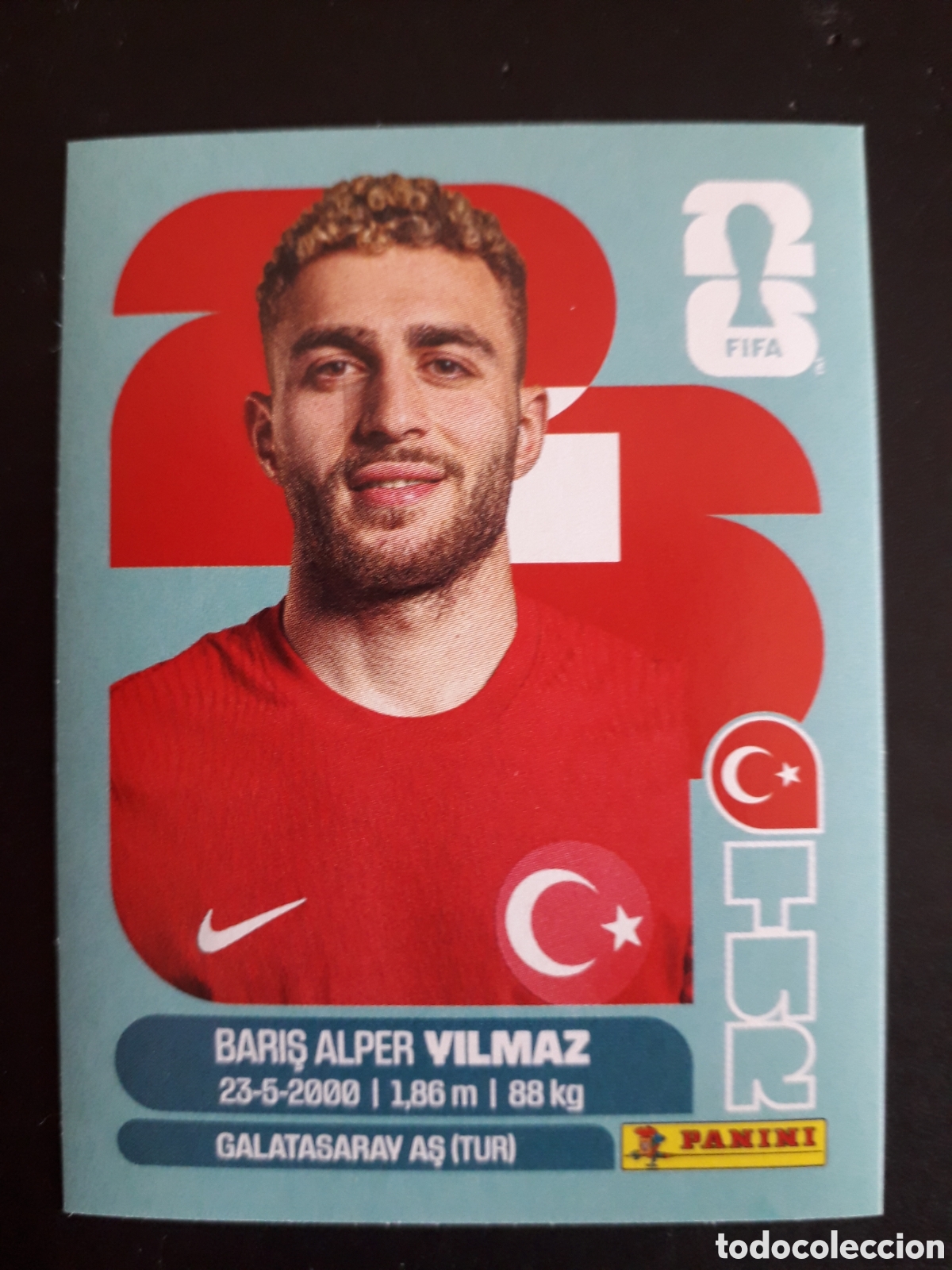 Cromos de f&uacute;tbol: VILMAZ TURQU&Iacute;A TUR 18 MUNDIAL F&Uacute;TBOL 2026 FIFA WORLD CUP PANINI SIN PEGAR PEDIDO M&Iacute;NIMO 3&euro;.
