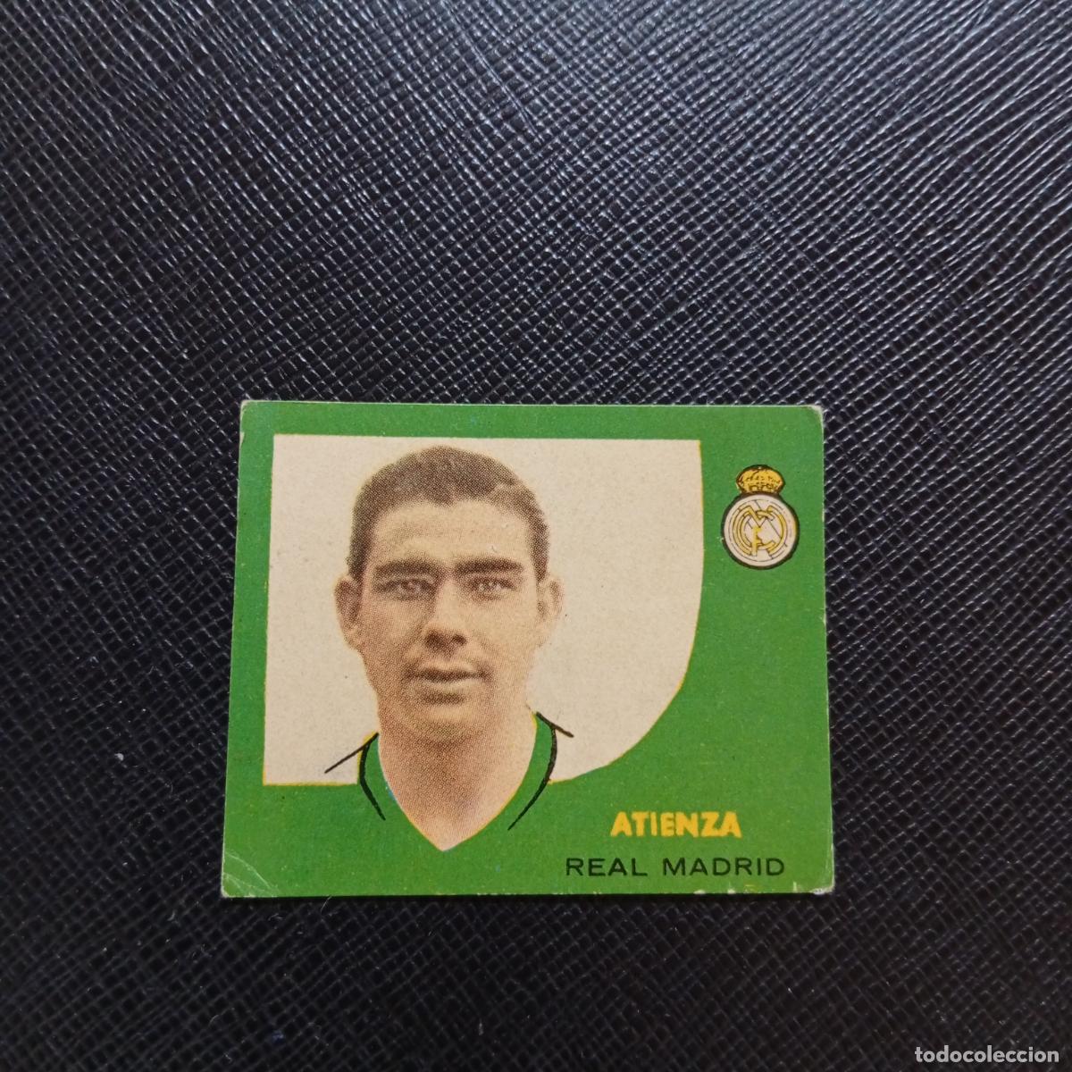 Cromos de f&uacute;tbol: ATIENZA REAL MADRID BRUGUERA 1958 1959 CROMO FUTBOL 58 59 LIGA - DESPEGADO - A35 PG190