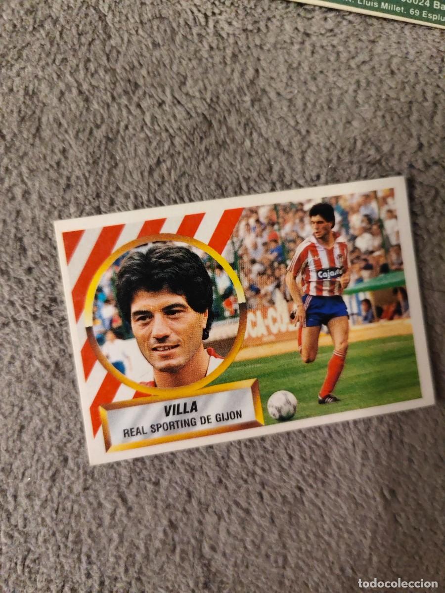 Cromos de f&uacute;tbol: EDICIONES ESTE 88 89 13 VILLA SPORTING DE GIJ&Oacute;N 1988 1989 LIGA NUNCA PEGADO AAR