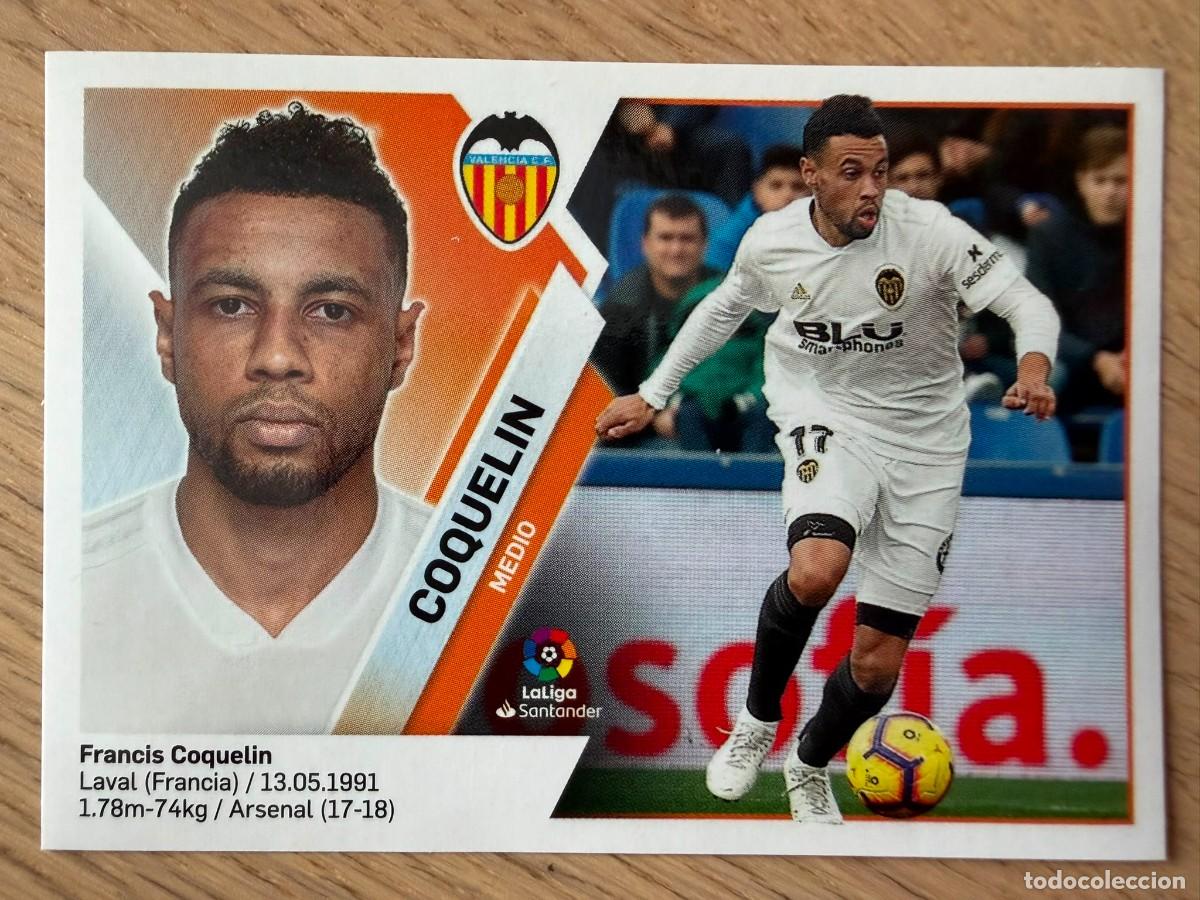 Cromos de Futebol: 8 COQUELIN VALENCIA 19 20 2019 2020 LIGA SANTANDER COLECCIONES ESTE SIN PEGAR STICKER