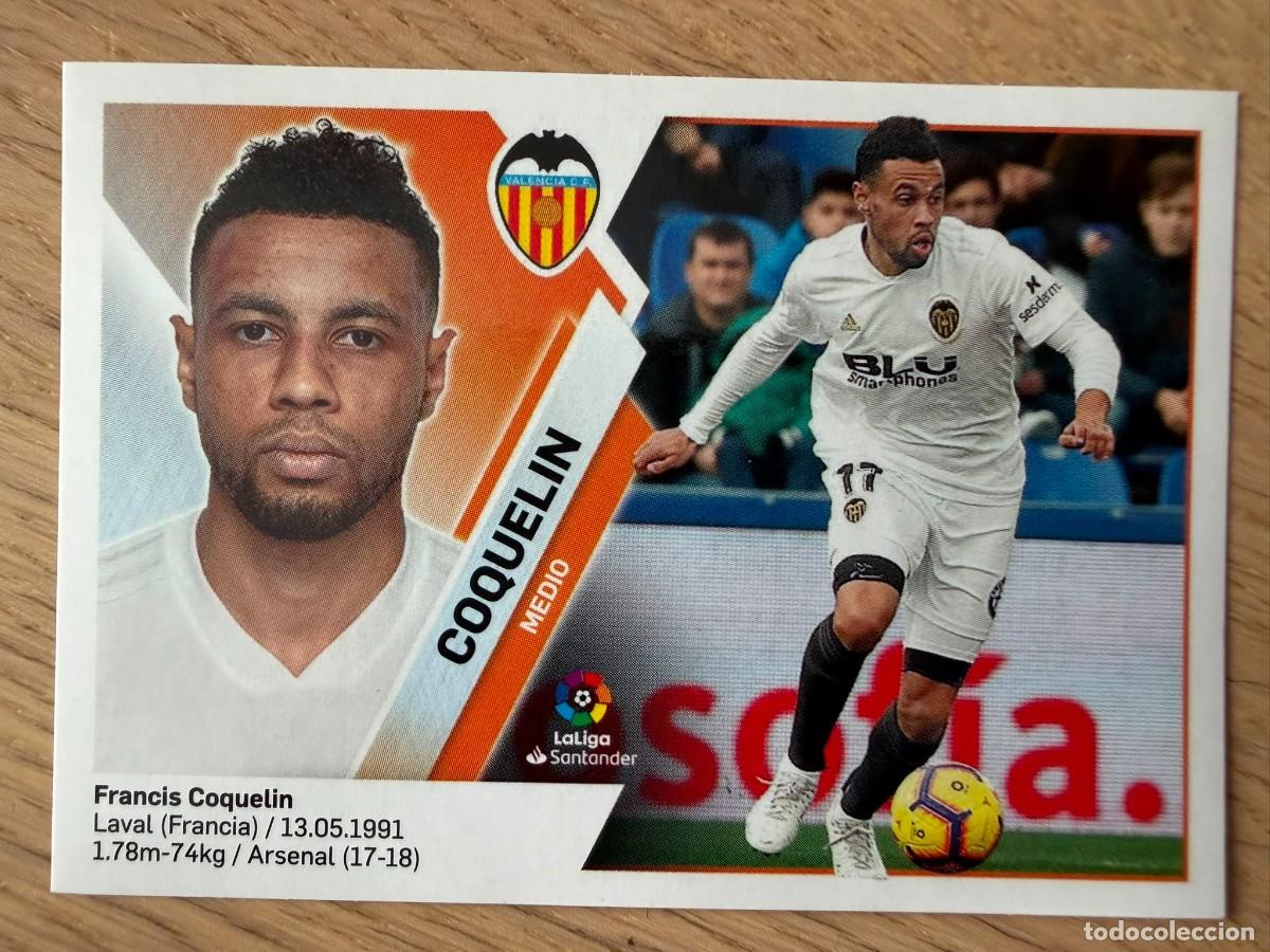 Cromos de Futebol: 8 COQUELIN VALENCIA 19 20 2019 2020 LIGA SANTANDER COLECCIONES ESTE SIN PEGAR STICKER