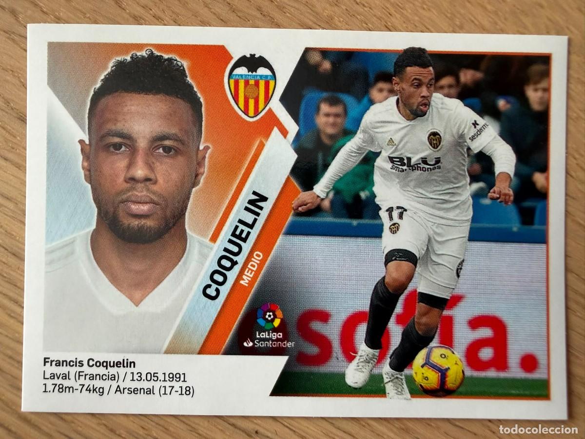 Cromos de Futebol: 8 COQUELIN VALENCIA 19 20 2019 2020 LIGA SANTANDER COLECCIONES ESTE SIN PEGAR STICKER