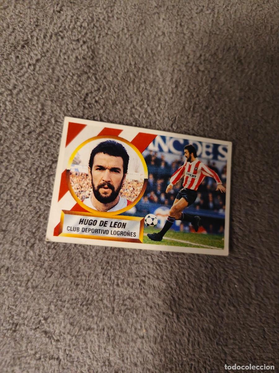 Fu&szlig;ball-Sticker: EDICIONES ESTE 88 89 8 HUGO DE LE&Oacute;N C.D. LOGRO&Ntilde;&Eacute;S 1988 1989 LIGA NUNCA PEGADO AAR