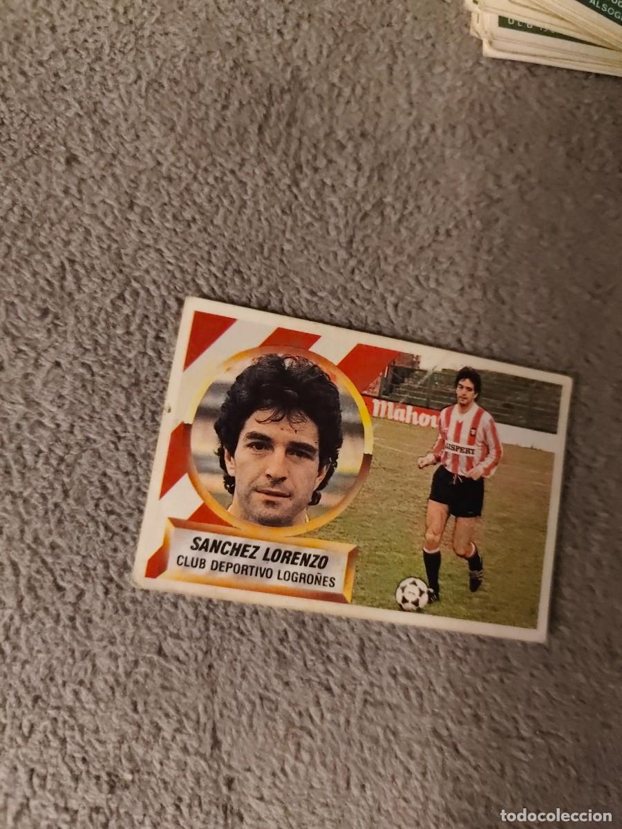 Cromos de f&uacute;tbol: EDICIONES ESTE 88 89 9 S&Aacute;NCHEZ LORENZO C.D. LOGRO&Ntilde;&Eacute;S 1988 1989 LIGA NUNCA PEGADO AAR