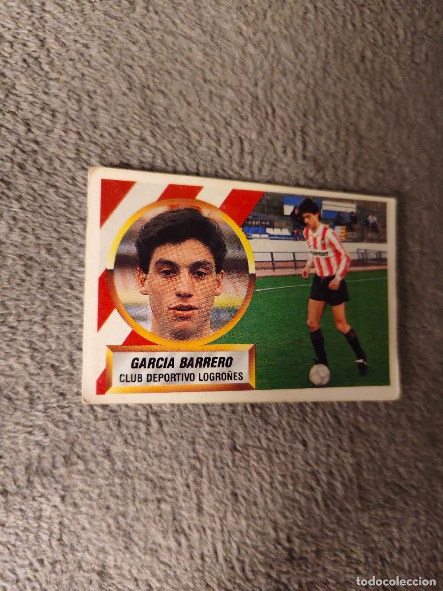 Fu&szlig;ball-Sticker: EDICIONES ESTE 88 89 11 GARC&Iacute;A BARRERO C.D. LOGRO&Ntilde;&Eacute;S 1988 1989 LIGA NUNCA PEGADO AAR