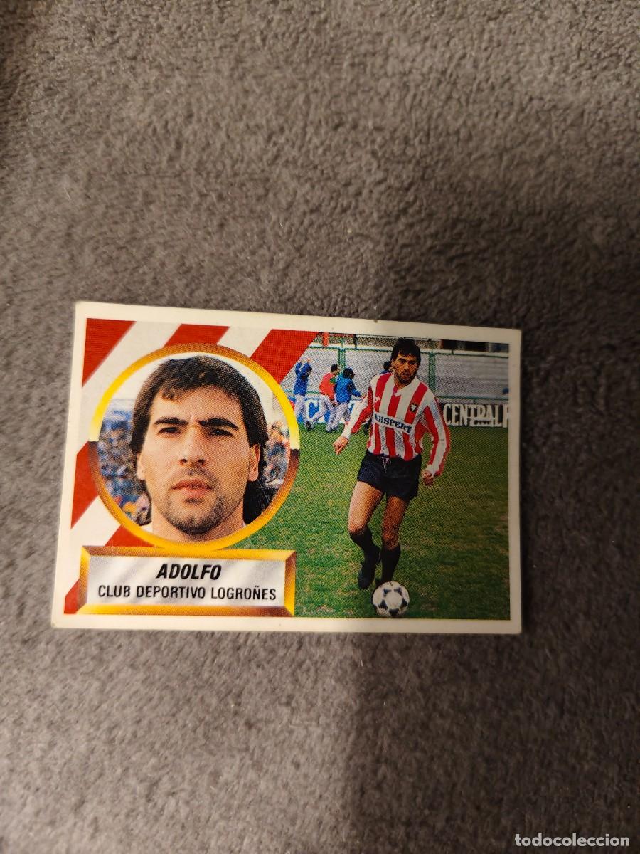 Football Stickers: EDICIONES ESTE 88 89 13 ADOLFO C.D. LOGRO&Ntilde;&Eacute;S 1988 1989 LIGA NUNCA PEGADO AAR