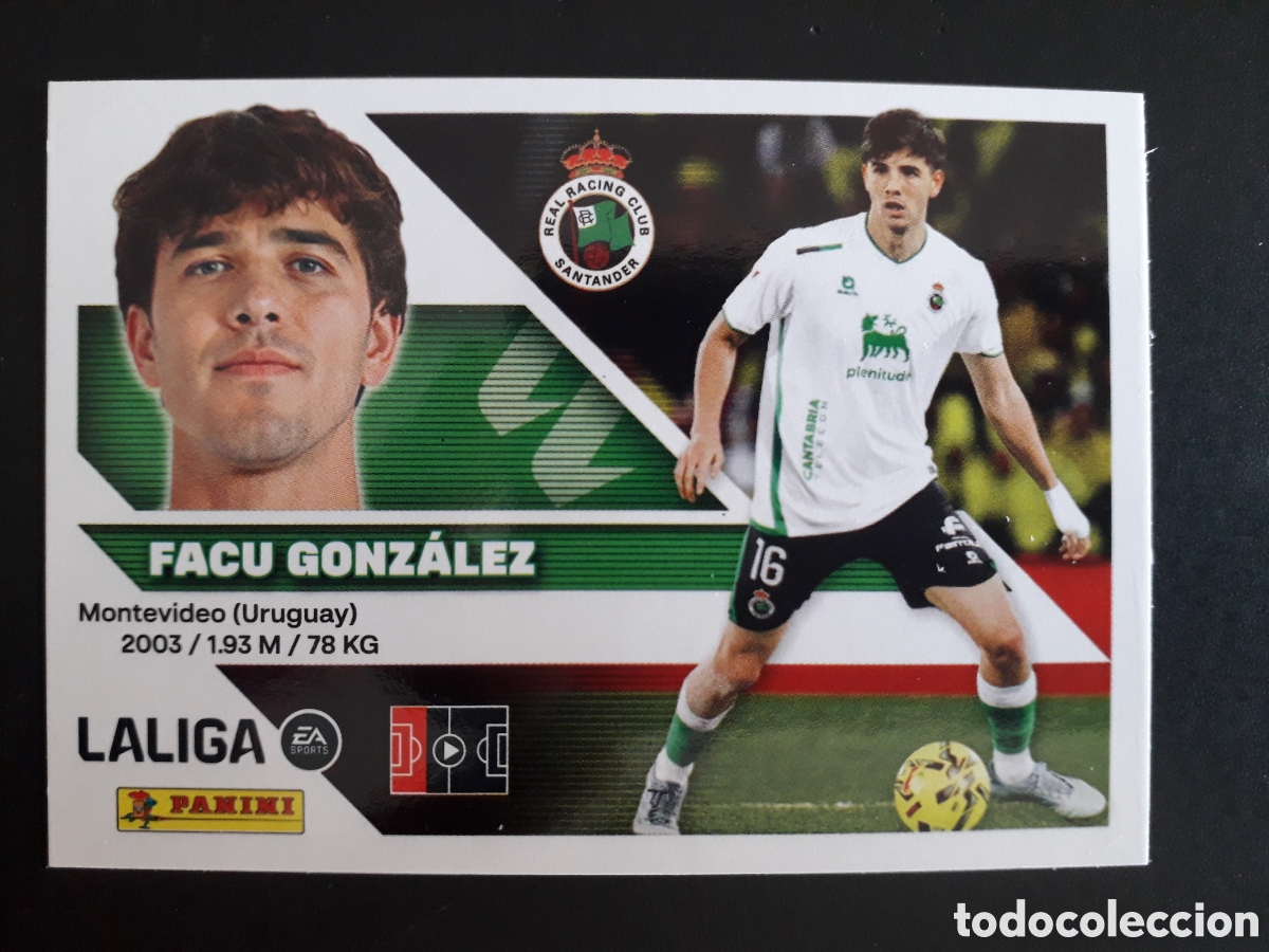 Cartes &agrave; collectionner de Football: FACU GONZ&Aacute;LEZ RACING DE SANTANDER N&deg; 7 ED ESTE 2026 2027 26 27 SIN PEGAR PEDIDO M&Iacute;NIMO 3&euro;