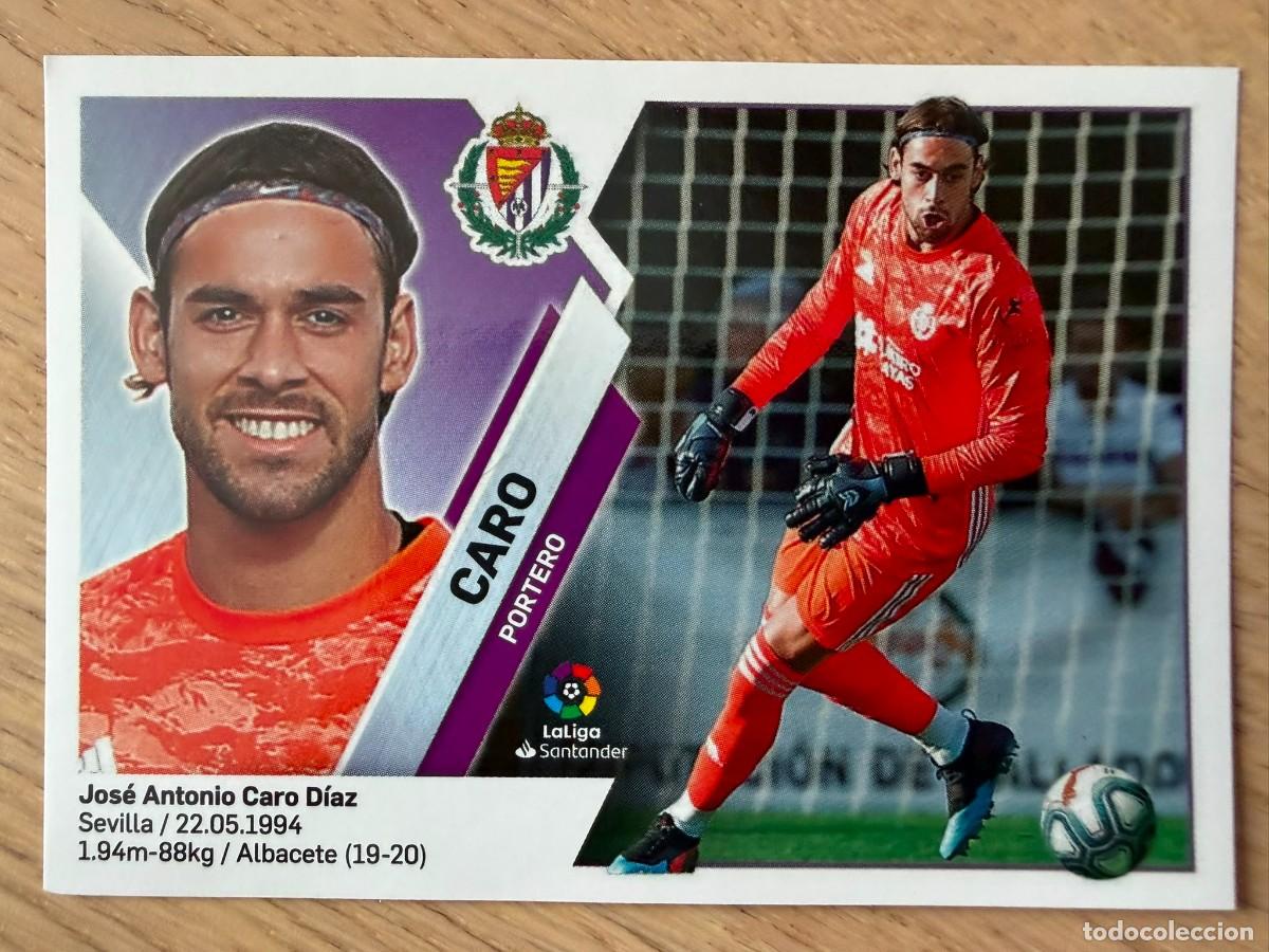 Cromos de f&uacute;tbol: 2 CARO VALLADOLID 19 20 2019 2020 LIGA SANTANDER COLECCIONES ESTE SIN PEGAR STICKER