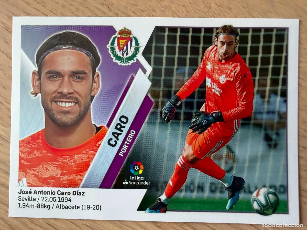 Cromos de f&uacute;tbol: 2 CARO VALLADOLID 19 20 2019 2020 LIGA SANTANDER COLECCIONES ESTE SIN PEGAR STICKER