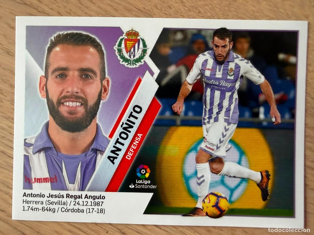 Cromos de f&uacute;tbol: 3 ANTO&Ntilde;ITO VALLADOLID 19 20 2019 2020 LIGA SANTANDER COLECCIONES ESTE SIN PEGAR STICKER