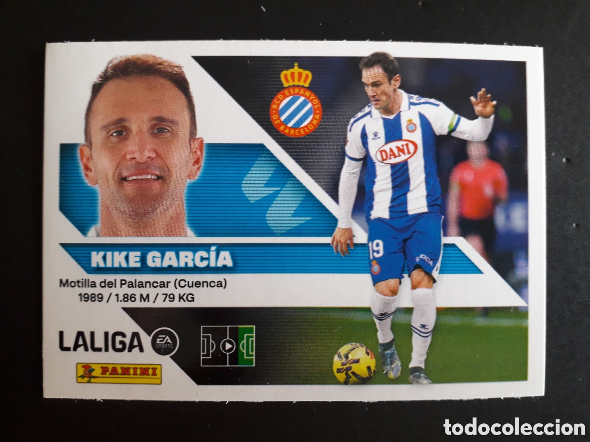 Cromos de f&uacute;tbol: KIKE GARC&Iacute;A RCD ESPA&Ntilde;OL/ESPANYOL N&deg; 19 ED ESTE 2026 2027 26 27 SIN PEGAR PEDIDO M&Iacute;NIMO 3&euro;