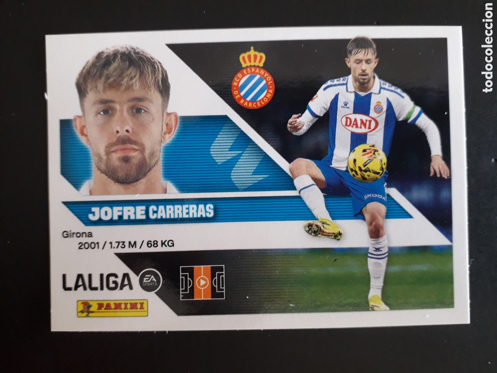 Cromos de f&uacute;tbol: JOFRE RCD ESPA&Ntilde;OL/ESPANYOL N&deg; 14 ED ESTE 2026 2027 26 27 SIN PEGAR PEDIDO M&Iacute;NIMO 3&euro;