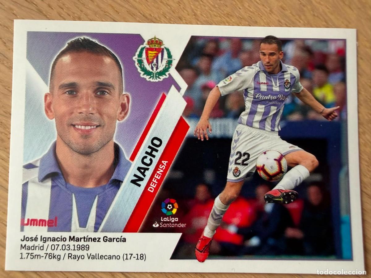 Cromos de f&uacute;tbol: 7 NACHO VALLADOLID 19 20 2019 2020 LIGA SANTANDER COLECCIONES ESTE SIN PEGAR STICKER