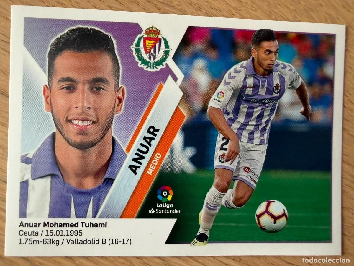 Cromos de f&uacute;tbol: 9 ANUAR VALLADOLID 19 20 2019 2020 LIGA SANTANDER COLECCIONES ESTE SIN PEGAR STICKER