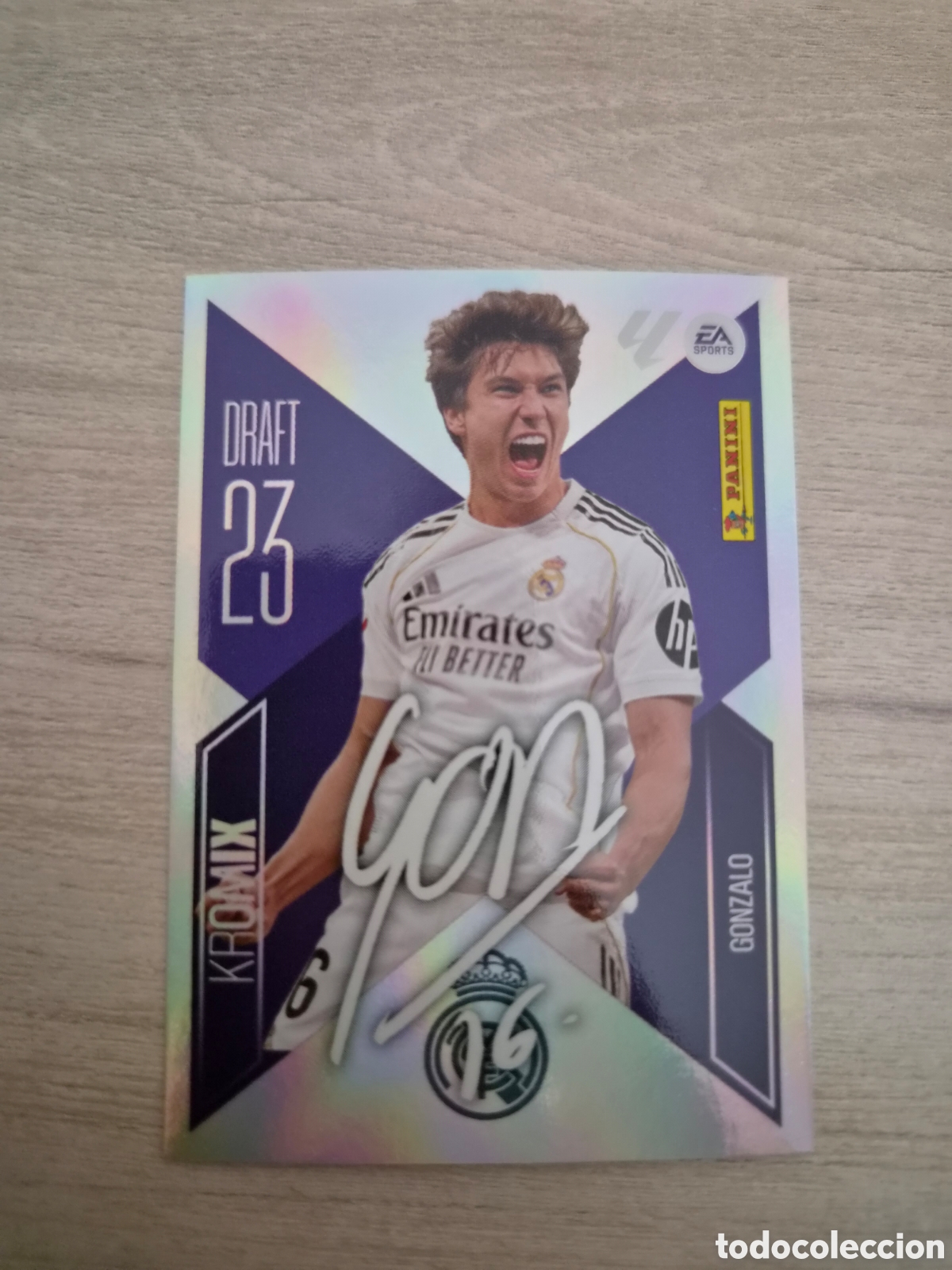 Cromos de f&uacute;tbol: N&deg;K9 Kromix Draft Gonzalo Liga Este 26/27