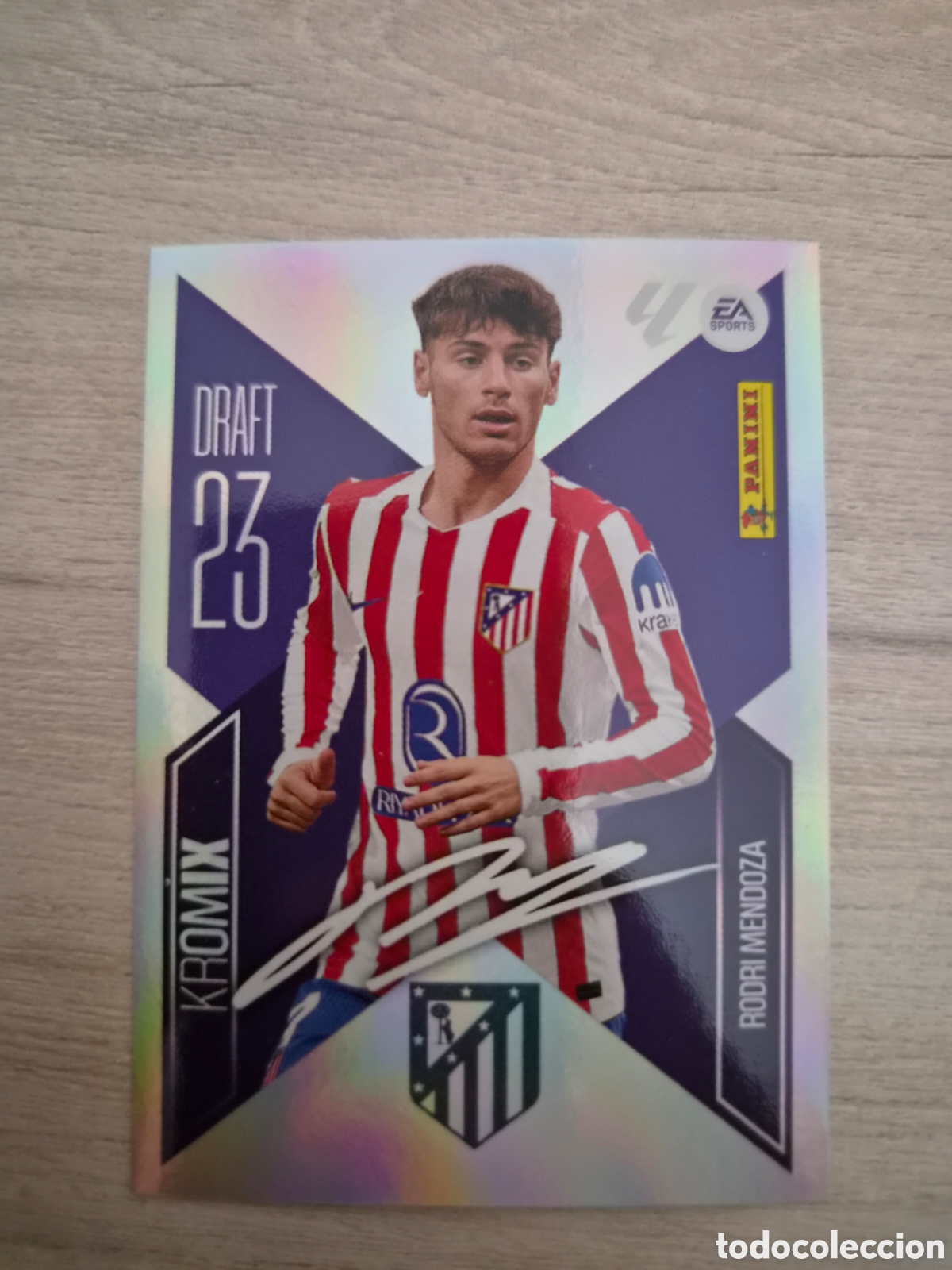 Football Stickers: N&deg;K21 Kromix Draft Rodri Mendoza Liga Este 26/27