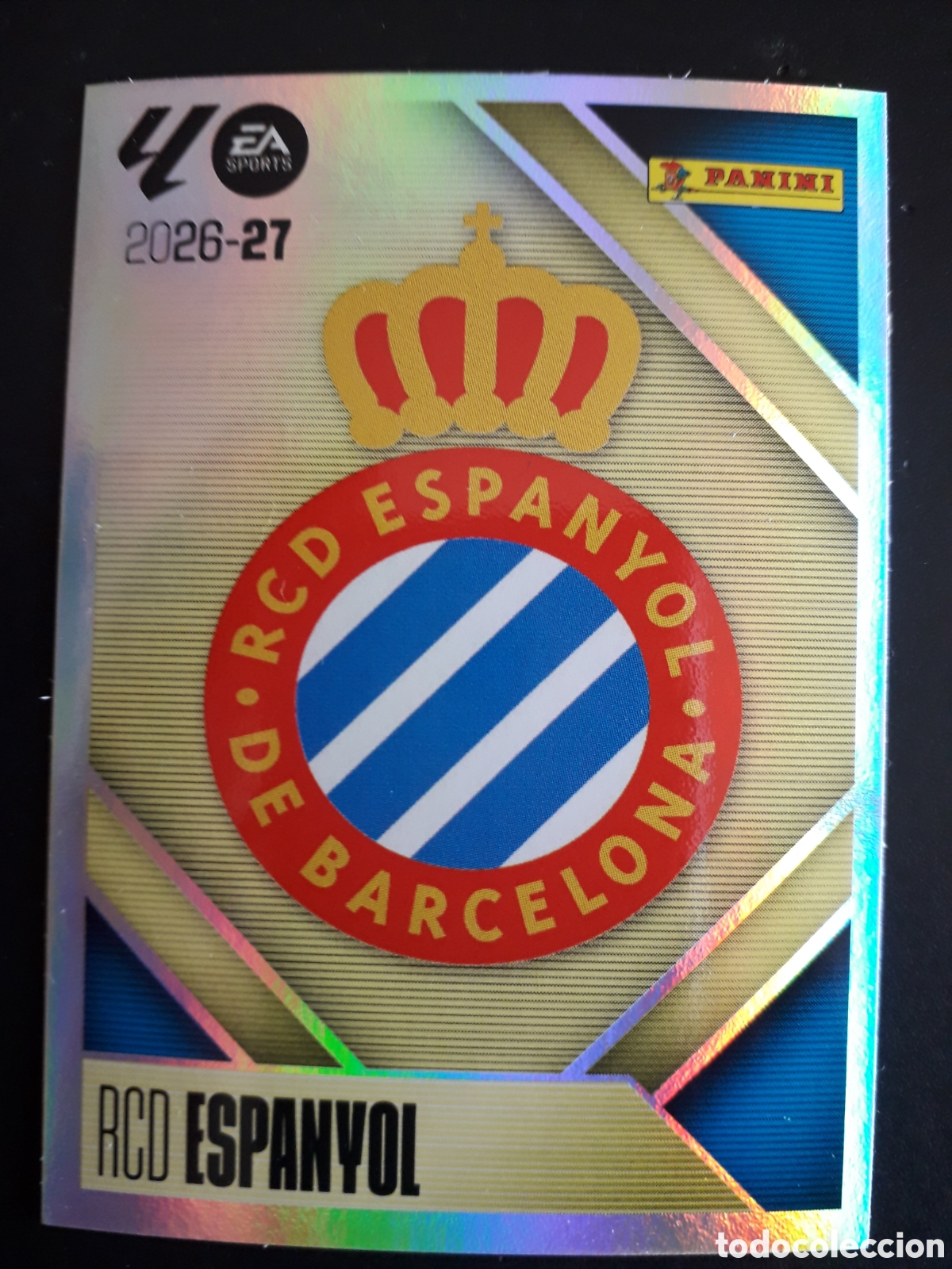 Football Stickers: ESCUDO RCD ESPA&Ntilde;OL/ESPANYOL N&deg; 1 ED ESTE 2026 2027 26 27 SIN PEGAR PEDIDO M&Iacute;NIMO 3&euro;