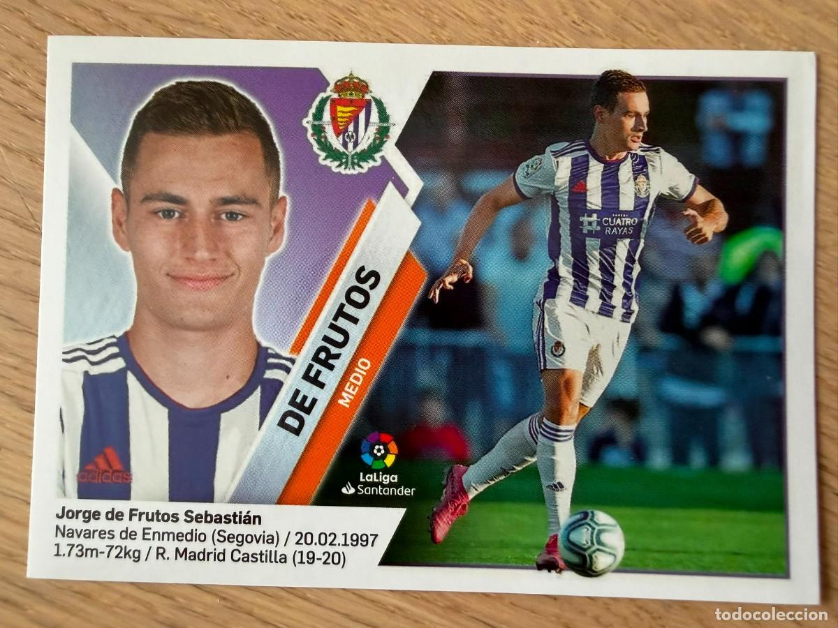 Cartes &agrave; collectionner de Football: 11B 11 B DE FRUTOS VALLADOLID 19 20 2019 2020 LIGA SANTANDER COLECCIONES ESTE SIN PEGAR STICKER