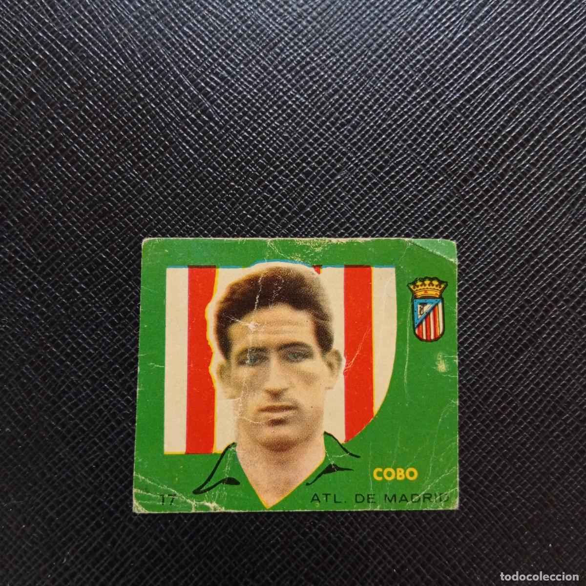 Figurine di Calcio: 17 COBO AT MADRID BRUGUERA 1958 1959 CROMO FUTBOL 58 59 LIGA - DESPEGADO - A35 PG325